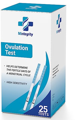 Mintegrity [25 Pack] Ovulation LH Test Strips, Rapid and Accurate Results #MT-W2-S