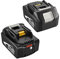 2x18V Ersatz für Makita 18V Akku 5ah BL1850B BL1850 BL1845B BL1845 für Makita Akku 18V BL1840B BL1840 BL1835B BL1835 B1830B BL1830 193138-9 193157-5