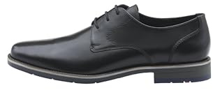 LLOYD Herren Schnürschuhe Drift, Männer Businessschuhe,schnürer,Businessschuhe,Anzugschuhe,Budapester,Style,Elegant,Office, Schwarz, 44 EU / 9.5 UK
