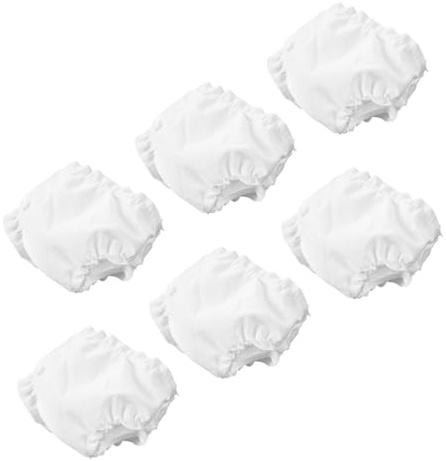 FUNOMOCYA 6pezzi Vestiti per Bambole in Miniatura Pannolini Riutilizzabili Finti Mutandine Flessibili per Bambole Realizzati in Pregevole Resistenti e Lavabili