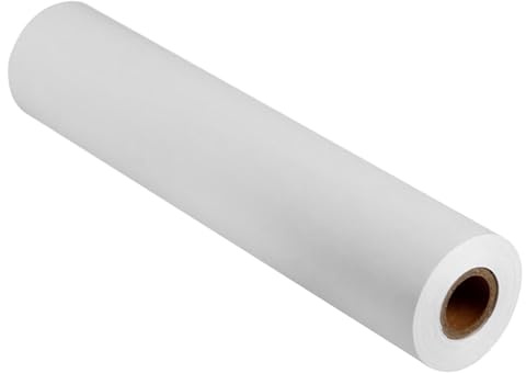 Didiseaon Rotolo Carta da Disegno Bianca 50 Cm X 10 M, Carta Artistica Riciclata Priva di Acidi per Schizzi, Pittura e Attività Creative, Compatibile Matite, Inchiostro e Pastelli, Uso
