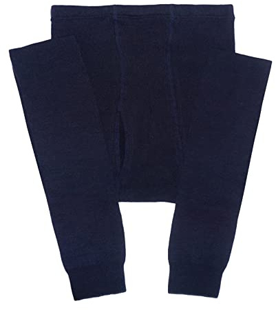 Weri Spezials Herrstrumpbyxor utan fot herrleggings leggings kalsonger i bomull med gylf i flera fantastiska färger och färgvariationer., marinblå, 54/56