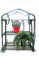 Serre per Orto, Giardino o Terrazzo - Varie Misure - Telo Trasparente in PVC e Struttura in Metallo Verniciato (69X49X92 CM - 2 RIPIANI)