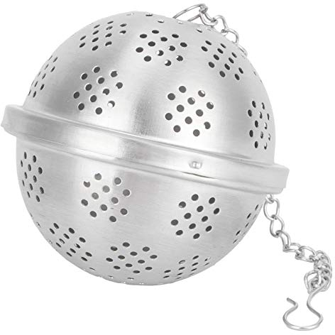 Infuseur de Passoire à Thé, Boule à épices en Acier Inoxydable Extra Large pour la Cuisson, Boule D'assaisonnement, Infuseur à épices, Filtre à Boule à Thé pour la Cuisine(L)