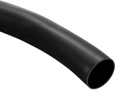 QUARKZMAN Tubo de PVC Negro para Protección de Cables, 20mm de Diámetro Interno y 10 Pies de Longitud para Revestimiento de Cables y Protección