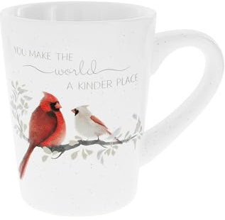 Pavilion - You Make The World A Kinder Place 13 oz 385 mL Coffee Mug Tea Cup Cardinal Memorial Bereavement In Memory Gift Condolences Loss Of Loved One Present
