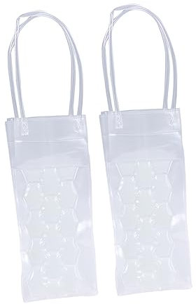 MAGICLULU Borsa Refrigerante Per Vino in Pvc Ecologica Da 750 Ml Borsa Refrigerante Per Bottiglie Di Vino Gel Refrigerante Per Birra Per Feste Allaperto