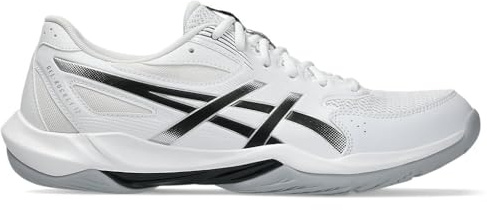ASICS Homme Gel-Rocket 12 Sneaker, Blanc et Noir, 44 EU