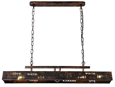 del soffitto Vapore Industriale Light in Metallo Vintage Lampada a Sospensione, lampadari rustici Fattoria accertamento di Illuminazione la per Cucina Bar con banco Biliardo Sala da Pranzo