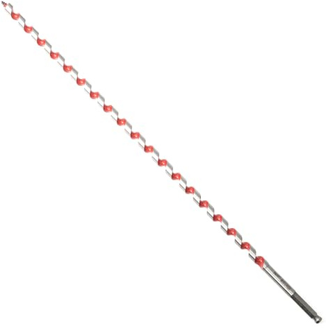 TOOLMAYS Foret à Bois Hélicoïdal Ø18 x 470mm | Mèche à Bois Long pour Bois avec Clous, Bois Dur et Bois Tendre