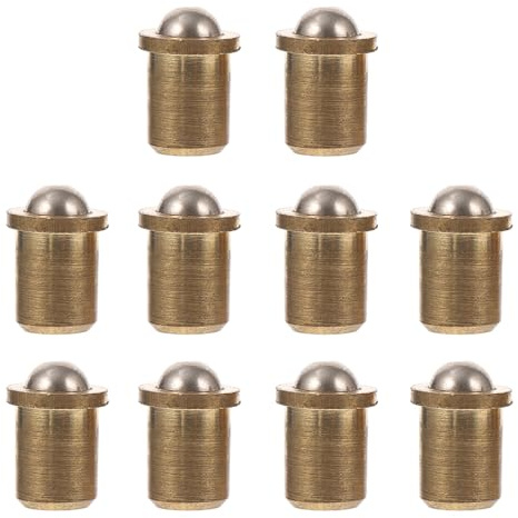 POPETPOP 10 piezas Pestillos Bola Puerta de Cobre con Muelle Cierre Seguro para Armarios Duraderos y Resistentes Accesorios Antióxido para Puertas de Muebles y Clósets