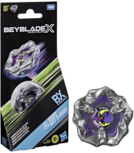 Beyblade X Gust Bat 3-85GP BX-boosterpaket med Takara Tomy-snurra av balanstyp, stridssnurror att tävla med, från 8 år