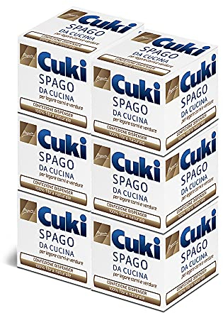Cuki Spago da Cucina per Carni e Verdure, 60 m, 6 Confezioni