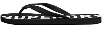 Superdry Herren CODE ESSENTIAL FLIP FLOP Flipflop, Black, Medium EU