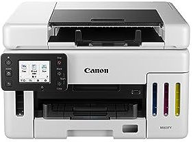 Canon MAXIFY GX6550 Printer for Home/Office Use - Colour Printers and Scanners All-in-One Wireless | MegaTank Inkjet Printer, Copier & Scanner | WiFi and Ethernet Connectivity A4 Printer