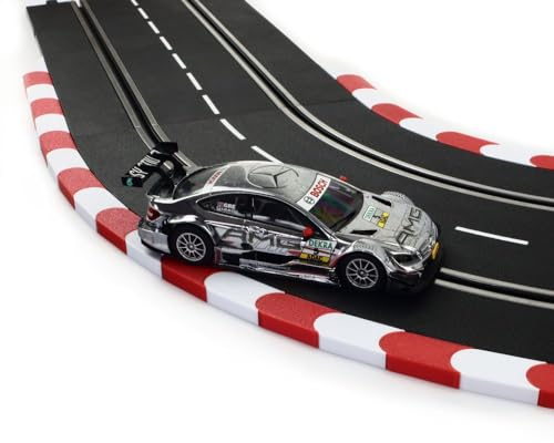 Overdrive-Racing Curbs für Carrera 124 132 EVO '1 Meter Rot-Weiß' Randstreifen Randsteine Slotcar Bordstein Kurven Gerade