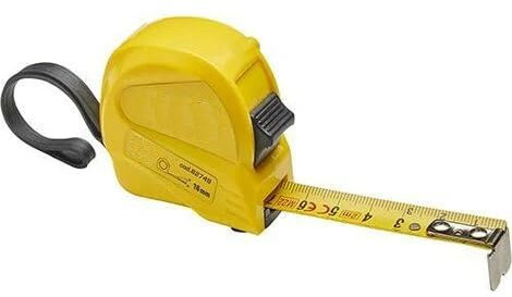 Flexómetro profesional – Cinta métrica – Flexómetro autoblocante y antiflexión – Enganche al cinturón – Caja compacta y resistente – Variedad de tamaños (Expert, 3 metros – 16 mm)