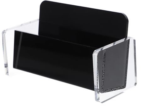 GETAJGHSD Acryl Visitenkartenhalter Stabil Großer Business Card Stand Schreibtisch Organizer Transparent Professionelle Kartenablage Für Büro Und Empfang