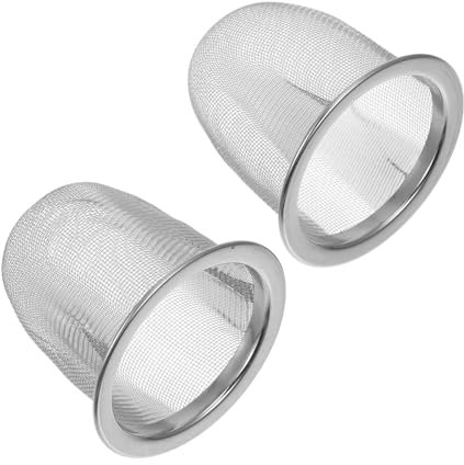 iplusmile 2 Pièces Filtre à Thé Mailles Fines Infuseur à Thé Réutilisable Compatible Avec Théière Et Tasse Pour Filtration