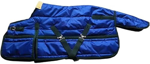Tubayia Coperta invernale per cavalli, coperta per la cura dei cavalli, impermeabile, calda, isolante, per il freddo, traspirante, in vimini, abbigliamento per cavalli (100 cm)