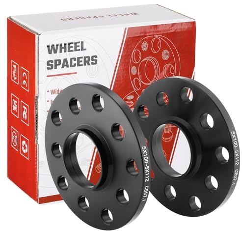 Spurverbreiterung 20 mm (2x10 mm) 5x112 Nabendurchmesser 57,1 mm inkl.Kompatibel mit VW Golf Kompatibel mit Audi Kompatibel mit Seat mit Radschrauben M14x1,5x50mm Spurplatten Distanzscheibe