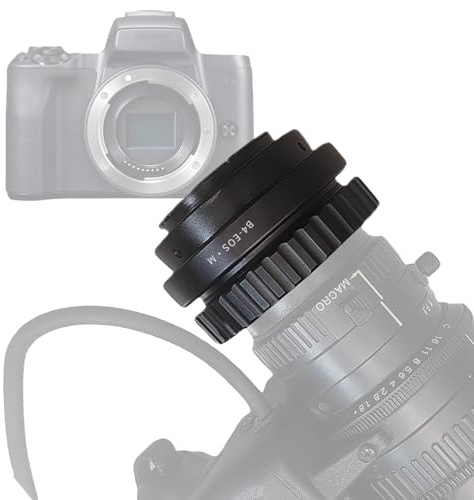Anillo adaptador de objetivo B4-EF/M, para objetivo B4 de 2/3 pulgadas, compatible con cámara EF-M M1, M2, M3, M10, M50, M6, M5, con trípode