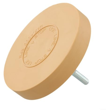 babominimer Gomma per rimuovere adesivi per ruote auto, 10,2 cm, 8,9 cm, con adattatore per trapano per rimuovere strisce di vinile e colla da auto, camion, moto, barche (88 mm)