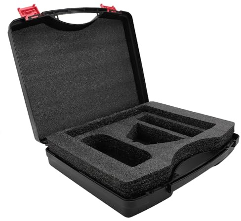 RASTKY Accessori Satellitari Custodia per Cavo Adattatore per Parabola per Viaggi in in Barca da Campeggio All'aperto, Custodia con Maniglia da Viaggio in Materiale ABS Resistente All'acqua,