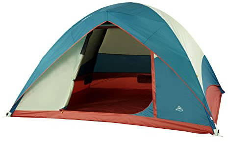 Kelty Discovery Basecamp Backpacking Tent, 4 or 6 Person Camping Backpacking Shelter, Large Capacity, Fast Setup and Easy Tear Down, Stuff Sack Included (6 Person)