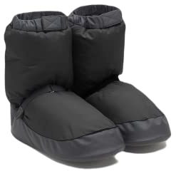 Stivaletti Scaldapiedi Bambini IM009K Unisex Scarpe Scarpette Calore Comfort Babbucce Ballerina Etoile Sport Danza Classica Allenamento Fitness Palestra Ballo Saggio (XL(35.5-37), Nero)
