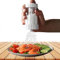 Pvc sale agitatore pepe grande Pvc cucina spezie barattoli di misura condimento bottiglia sale e pepe shaker vetro misuratore spezie sale paprika pepe cumino polvere zucchero Dispenser (Bianco)