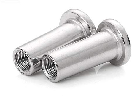 Acier inoxydable 304, écrou à tête hexagonale inversée à tête plate pour meubles inversés, écrou d'attelle à frapper-M6 * 40