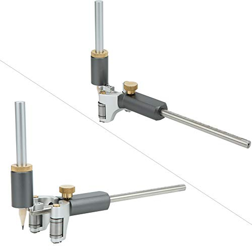 Fafeicy Indicatore di Marcatura, Calibro di Tracciamento del Legno 2 in 1 Indicatore di Marcatura di Precisione Regolabile Strumento Di Marcatura Multifunzione