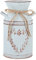 Yardwe Vintage Blumenvase Eisen Blumentopf Milchkanne Shabby Deko Landhausstil Vase Rustikal Blumeneimer Übertopf Metall Eimer Dekovase Kaktus Topf für Garten Balkon Wohnzimmer Tischdeko