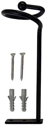 tilldekor Vorhang Drapierhaken in schwarz