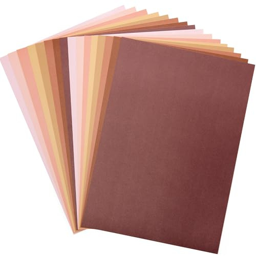 Baker Ross FX273 Cartón A4 Color Carne - Set de 56, Papel de Ocio Creativo