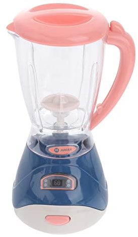 STOBOK Kid Role Play Electric Simulation Juicer Toys Pretend Kitchen Appliance for Kids Toddler Learning Kitchen Toy