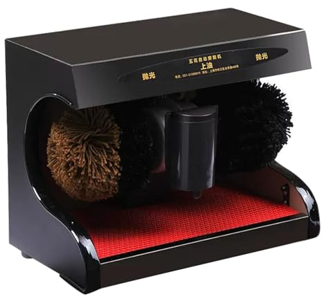Miuxe Lucidascarpe Elettrica Spazzola per Lucidatura Spazzola per Pulizia Rotante Macchina a Induzione Automatica per La Rimozione della Polvere E La Decontaminazione Lucidatrice per Scarpe