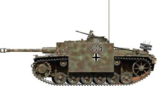 MiniArt 72107 1:72 StuG III Ausf. G Mai 1943 Prod. - originalgetreue Nachbildung, Modellbau, Plastik Bausatz, Basteln, Hobby, Kleben, Modellbausatz, Zusammenbauen, unlackiert
