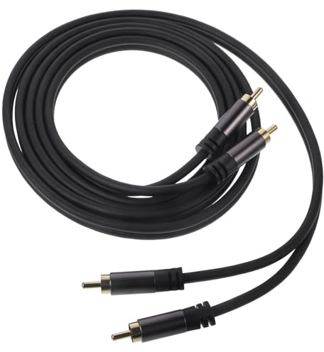 Yardenfun Câble Audio Stéréo Coaxial Câble Auxiliaire Pour Caisson De Basses Et Téléviseur Connexion Stable