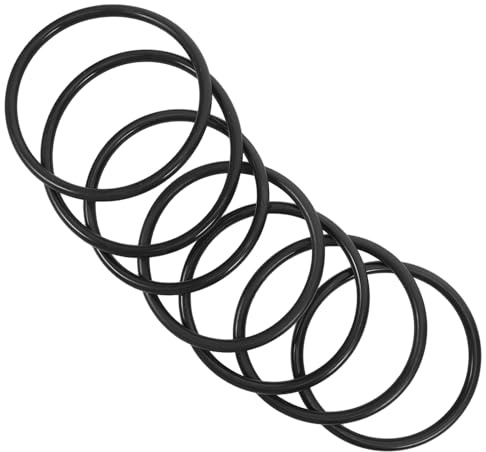 Vaguelly Set da 7 Anelli di Gomma per Ciotole Tibetane, Cuscinetto Antiscivolo per Ciotola Sonora, Accessori per Meditazione e Strumenti Musicali, Design Compatto e Durevole per Uso
