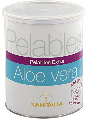 Kosmetex Aloe Vera Xanitalia Pelables EXTRA Wachs-Dose für flexibles Waxing ohne Vliesstreife, 800g