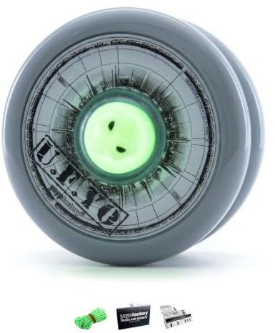 YoyoFactory Spinstar UFYO Yo-Yo – Responsive Starter Trick Yoyo | Beginner yoyo, returns with a tug. Long spin times, learn tricks fast. Children and gift idea.