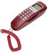 Elprico Teléfono Con Cable y Pantalla LCD - Compatible Con Función REDLAL - Teléfono Fijo Para Oficina en Casa (Rojo)
