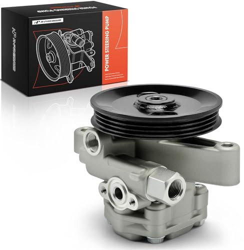 A-Premium Power Steering Pump, with 4-groove Pulley, Compatible with Kia Soul 2010-2011, L4 2.0L, Replace# 571002K500
