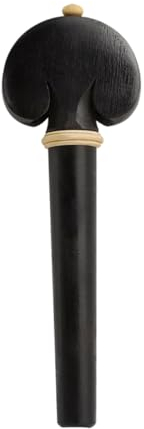 Toyvian 4stücke Stimmwirbel Aus Echtem Ebenholz Langlebige -heringe Schwarze Welle Präzise Anpassung Für Verbesserte Klangqualität Und Klassischen Stil Musikinstrumenten