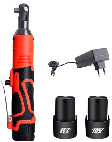 Closer Llave EléCtrica InaláMbrica De 18 V Juego De Llaves De Trinquete Taladro Angular Destornillador Herramienta De ReparacióN De AutomóViles Enchufe De La UE