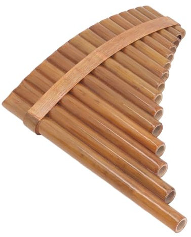 Panpipe panflöjt, bärbar 15 rör G-nyckel rörflöjt musikinstrument för nybörjarprestanda (höger hand)