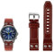 QTYQWC Echtes Leder Armband Uhr Strap für Citizen BX1010-02E/11L Serie Uhr Band 22mm Schwarz Braun Herren Uhr Zubehör
