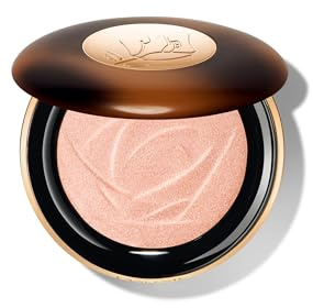 Lancôme, Teint Idole Ultra Wear Highlighter, illuminante in polvere infuso con siero, per una pelle radiante, dura fino a 24 ore, con vitamina C, E e olio di Moringa, 10 g, Light Glow